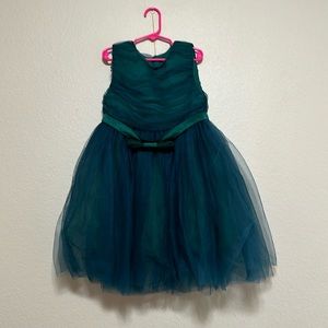 Green gorgeous little girls dress